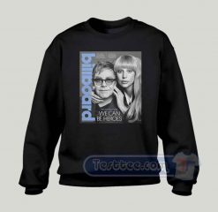 Lady Gaga Elton John On Billboard Magazine Sweatshirt