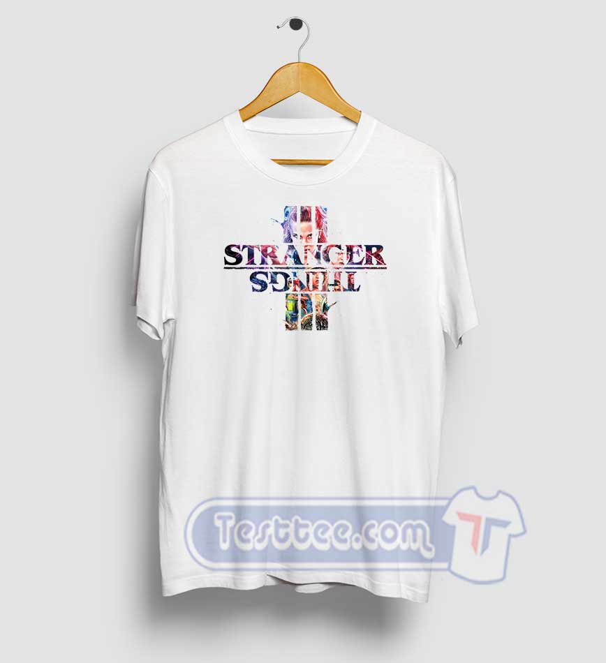 stranger things graphic tee