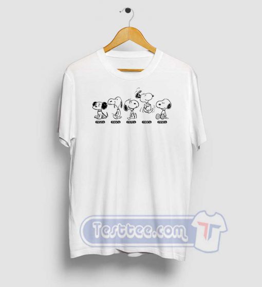 Snoopy Beagle Evolution Graphic Tees