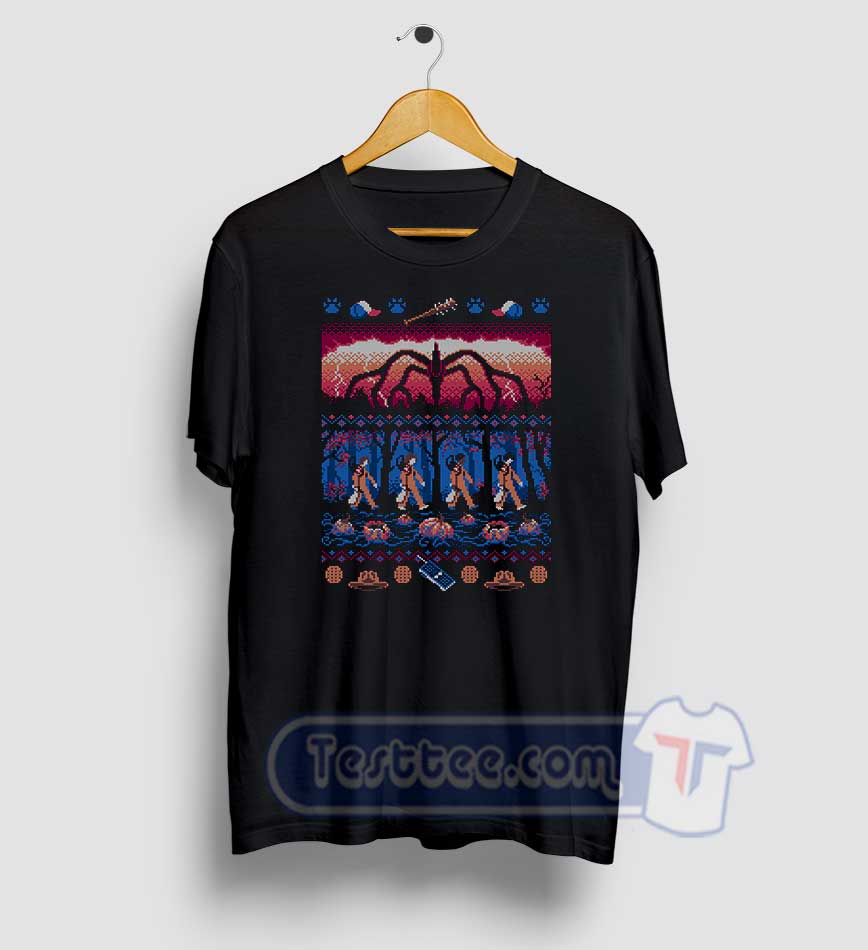 stranger things graphic tee