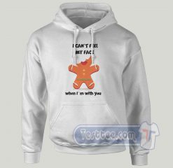 I Can't Feel My Face Christmas Graphic Hoodie