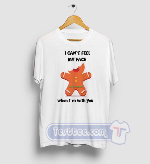 I Can't Feel My Face Christmas Graphic Tees