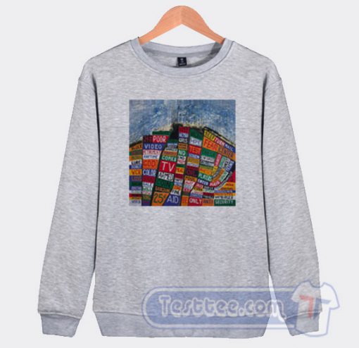 Radiohead Hail To The Thief Graphic Sweatshirt