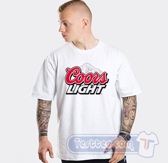 Coors Light Graphic Tees American Lager Beer Shirt