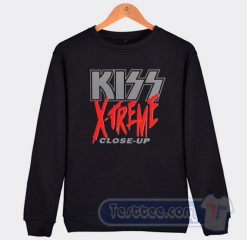 Kiss X Treme Close Up Graphic Sweatshirt