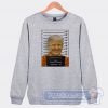 Donald Trump Mugshot Graphic Sweatshirt