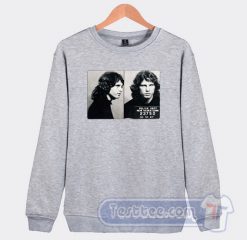 Jim Morrison Mugshot Graphic Sweatshirt