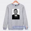Johnny Cash Mugshot Graphic Sweatshirt