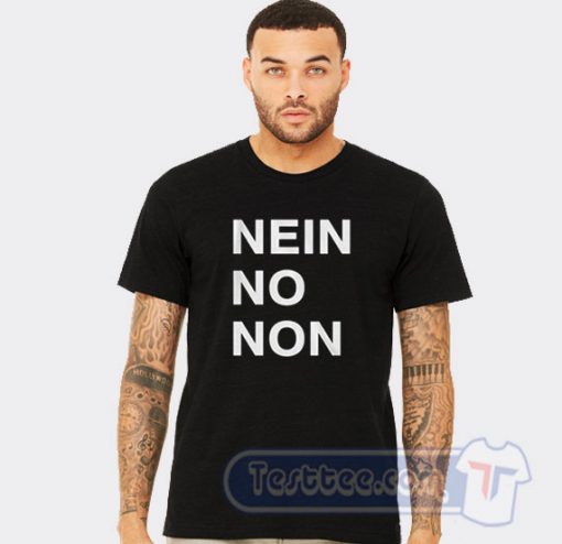 Nein No Non Thom Yorke Graphic Tees