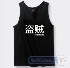 100 Thieves Merch Japanese Graphic Tank Top