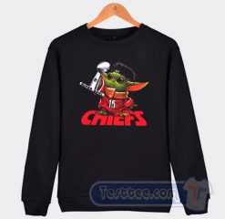 Baby Yoda Kansas City Chiefs Super Bowl Graphic Sweatshirt