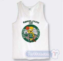 Bart Simpson Radical Celtics Graphic Tank Top