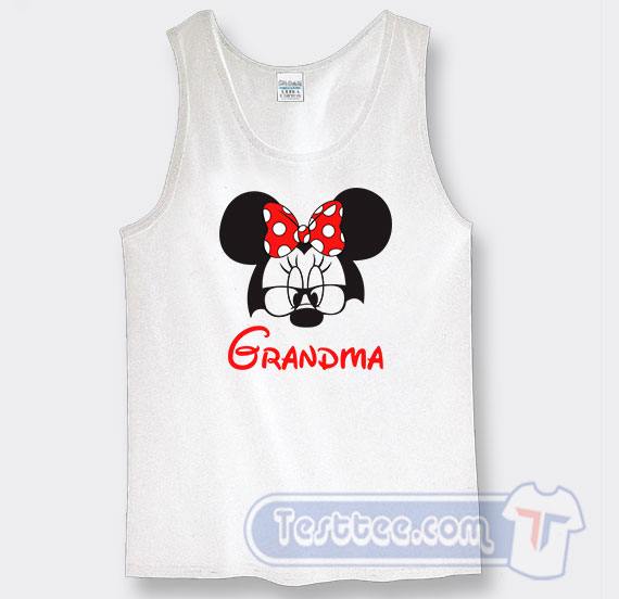 Download Disney Grandma Minnie Mouse Graphic Tank Top Disney Shirt Testtee