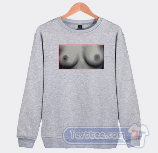 Funny Boobs Graphic Sweatshirt On Sale