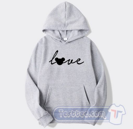 Love Mickey Mouse Graphic Hoodie