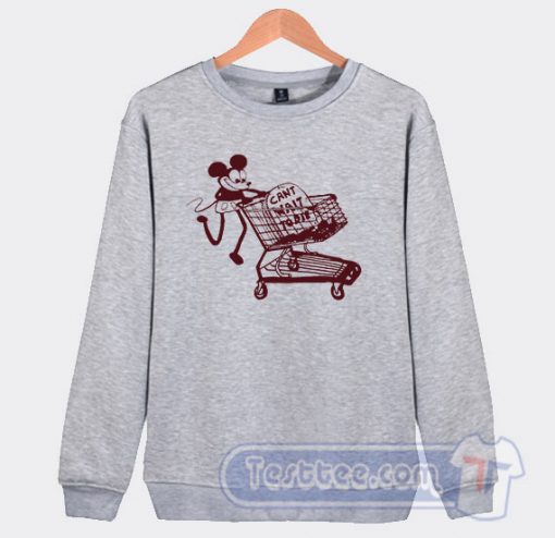 Mickey Can't Wait To Die Graphic Sweatshirt