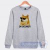 Ok Boomer Shiba Inu Sunglasses Graphic Sweatshirt