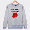 Picasso Bulls Graphic Sweatshirt