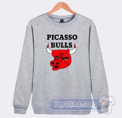 Picasso Bulls Graphic Sweatshirt