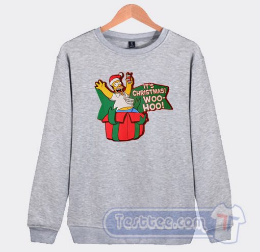 Simpson It's Christmas Wo Ho Graphic Sweatshirt
