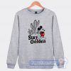Stay Golden Mickey Mouse Graphic Sweatshirt