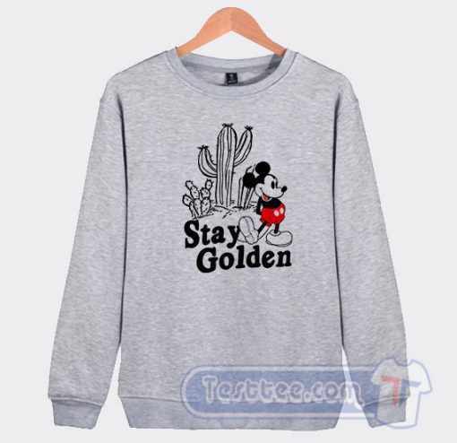 Stay Golden Mickey Mouse Graphic Sweatshirt