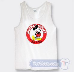 Vintage Mickey Mouse Est 1928 Graphic Tank Top