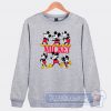 Vintage Mickey Mouse Pose Graphic Sweatshirt