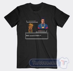 Cheap Nas Used Ether Pixel Tees