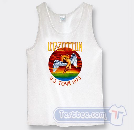 Vintage Led Zeppelin US Tour 1975 Tank Top