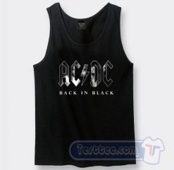 Cheap Acdc Back In Black Album Tank Top
