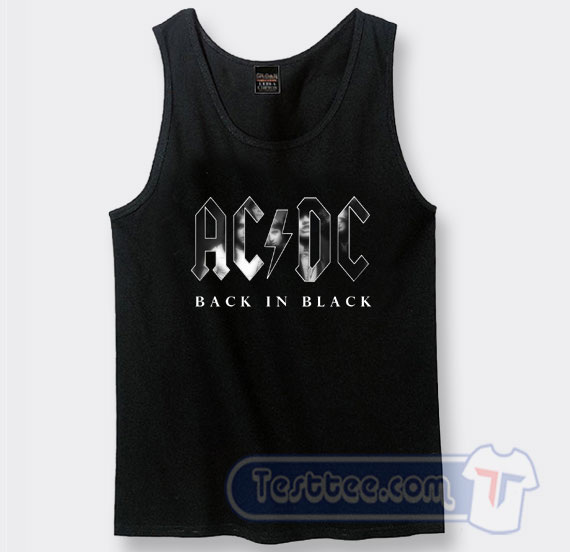 Grab it Fast Cheap Acdc Back In Black Album Tank Top - Testtee.com