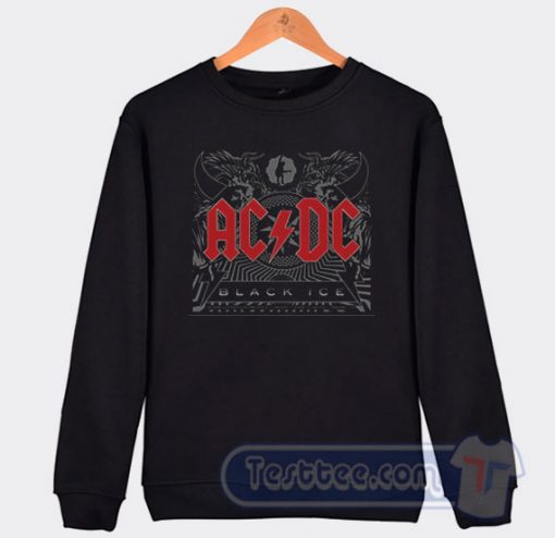 Cheap Acdc Black Ice Album Sweatshirt