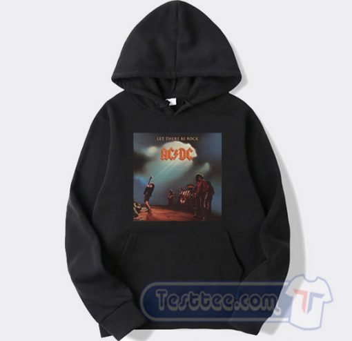 Cheap Acdc Let There Be Rock Album Hoodie