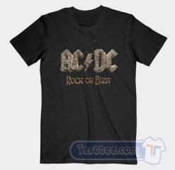 Cheap Acdc Rock Or Bust Album Tees