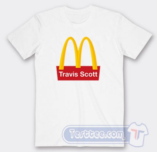 Cheap Travis Scott X McDonald's Tees