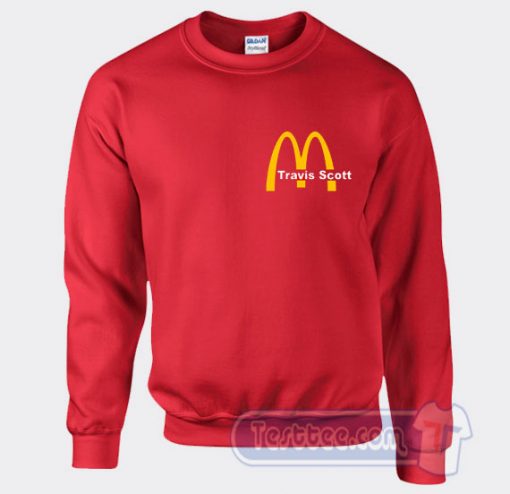 Cheap Travis Scott X McDonald's Pocket Sweatshirt