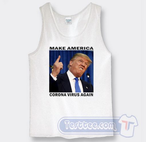 Cheap Donald Trump Corona Virus Tank Top