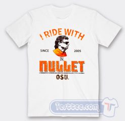 Cheap I Ride With Mullet Gundy OSU Tee