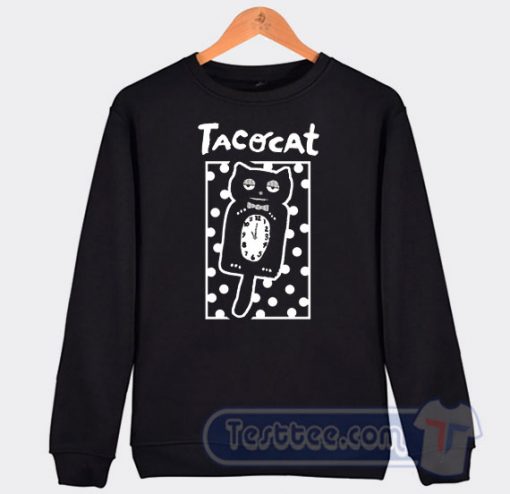 Cheap Sleepy Cat Tacocat Band Sweatshirt