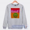 Cheap Tacocat Smile Striped Sweatshirt