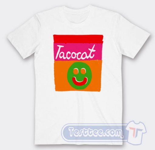 Cheap Tacocat Smile Striped Tee