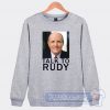 Cheap Talk To Rudy Giuliani Tucking In Sweatshirt