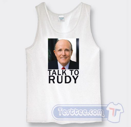Cheap Talk To Rudy Giuliani Tucking In Tank Top