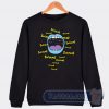 Cheap Mouthy Blue Tacocat Band Sweatshirt