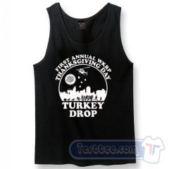 Thanks Giving Day WKRP Turkey Drop Tank Top