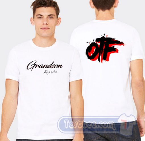 Cheap Grandson King Von Only The Family Tee