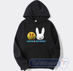 J Balwin and Bad Bunny Emoji Hoodie