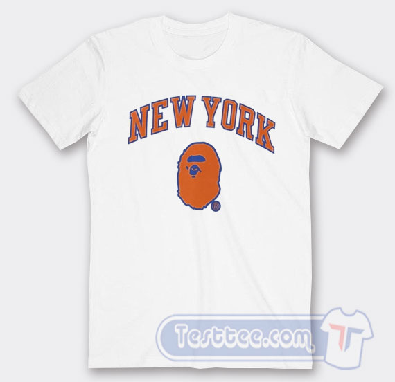 bape knicks tee