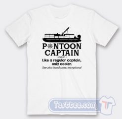 Cheap Pontoon Captain Boat Tee